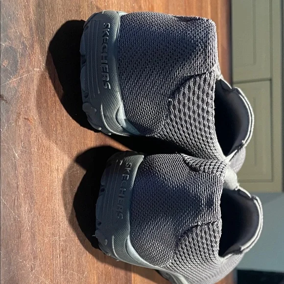 Skechers Dark Gray Women's Slip-On Loafers - Picture 4 of 9